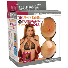 Секс-кукла с вибрирующей вагиной и анусом Jamie Lynn CyberSkin Vibrating Doll with Pussy   Ass