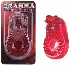 Красное эрекционное кольцо BRAHMA