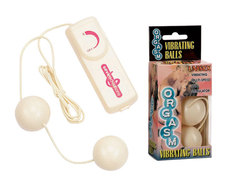 Пластиковые вагинальные шарики с вибратором ORGASM VIBRATING BALL