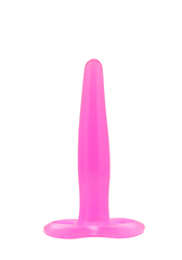 Розовая силиконовая втулка BUTT HUNGRY 5 SILICON ANAL TOOL PINK - 12,7 см.