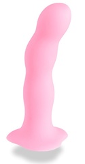 Розовый фаллоимитатор BOUNCER - 18 см.