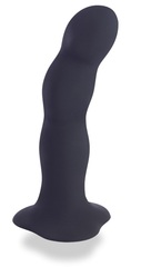 Чёрный фаллоимитатор BOUNCER - 18 см.