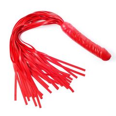 Красная многохвостая плеть  Ракета  - 60 см.