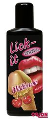 Съедобная смазка Lick It со вкусом вишни - 100 мл.