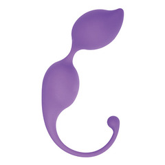 Фиолетовые вагинальные шарики TRIGGER SILICONE PURPLY