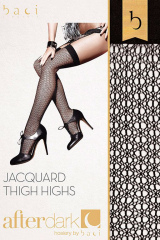 Жаккардовые чулки Jacquard Thigh High