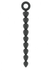 Серая анальная цепочка Anal Chain No.28 - 24,5 см.