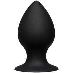 Малая чёрная анальная пробка Kink Ace Silicone Plug 3  - 8,26 см.