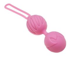 Нежно-розовые вагинальные шарики Geisha Lastic Ball S