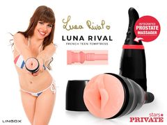 Мастурбатор-вагина Private Luna Rival Vagina в тубе с хвостиком для массажа простаты