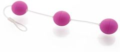 Анальная цепочка из 3 фиолетовых шариков