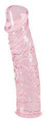 Нежно-розовый гелевый фаллоимитатор Rosy Quartz - 18 см.
