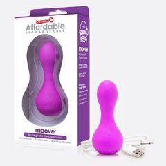 Фиолетовый мини-вибратор Affordable Rechargeable Moove